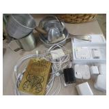 apple ear buds charging blocks cords vintage