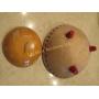 2 vintage Munising wood bowls