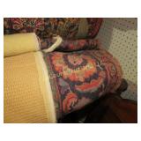 True Persian area rug 7' x apx 10'