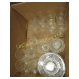 assorted Princess House glassware