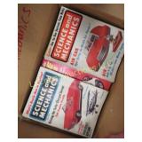 box vintage Science Mechanics magazines 1950