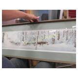 Stephen Lyman Framed wolf print signed numbered