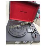 Crosley record player in case
