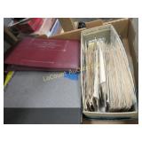 stamp collection in books loose on envelopes