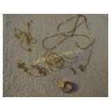 5 grams 14k gold scrap jewelry necklaces earring