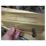 wood slit tongue drum w mallets