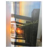 large canvas pier wall art