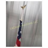 US Flag on pole