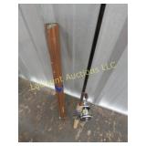 copper tubes fishing pole w reel