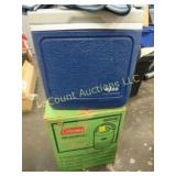 coleman cooler jug & Igloo tag a long cooler