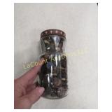 coffee jar full vintage buttons great craft