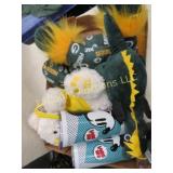 2 insulated Mickey Mouse cups Packers plush