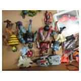 vintage Heman figures automobile cards misc