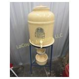 Cascade water cooler dispenser stand