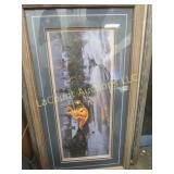 Stephen Lyman Framed wolf print signed numbered
