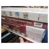 6 boxes unused 1" vinyl window blinds 23 x 42