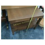 pair end tables about 24' square nice condition pair end tables about 24' square nice condition
