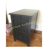 small 2 drawer side table cabinet