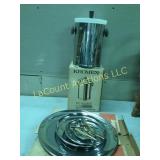 Kromex ice bucket and tiered tray