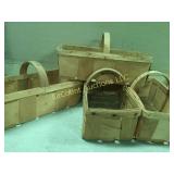 4 Apple picking baskets