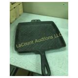 Lewis Clark cast iron skillet frying pan bacon