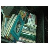 tub of books assorted