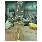 beautiful old oil lamp