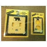 Bears country light switch and outlet covers new