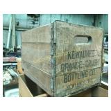vintage Kewaunee Orange rush Crate Double cola