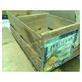 vintage fruitland crate