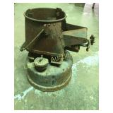 rusty old stove parts restoration