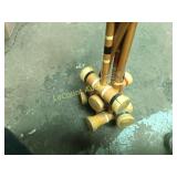croquet mallets, no balls, just mallets