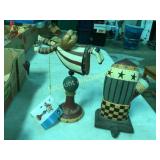 Willieraye pieces stocking holder Patriotic