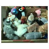 flat of beanie babies nice with tags