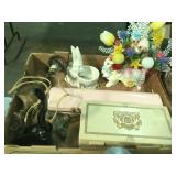 pink bed light wall sconce plastic storage box