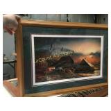 Framed Terry Redlin Print Prepared for the Season