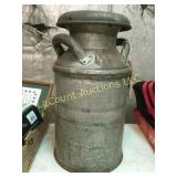 small Milk Can very heavy nice patina