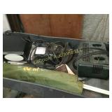packer flags jig saw, charger base bearcat radio