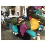 GIANT stuffed ride sit on DRAGON AWESOME