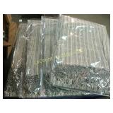 4 light weight neutral lap blankets
