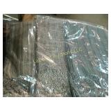 3 assorted light weight neutral lap blankets