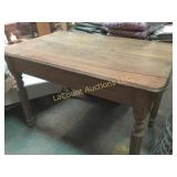 vintage farmhouse table