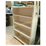 small wooden book shelves