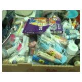 many tubes bottles paint oil color set