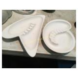 2 mid century modern ashtrays Royal Haeger