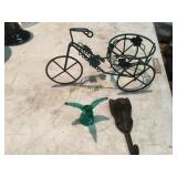 cast cat hook glass Murano glass hummingbird