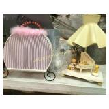 vintage musical kids lamp and purse lamp