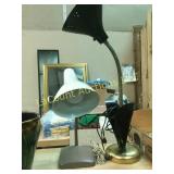 Vintage Tulip Flower lamp and other desk lamp