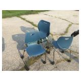 5 student chairs on wheels KI quality