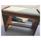 upholstered piano or vanity bench